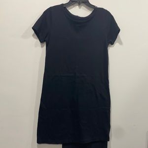 Black straight dress from Old Navy